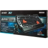 Клавиатура A4 X7-G800MU черный/серый PS/2+USB Multimedia Gamer (подставка для запястий)