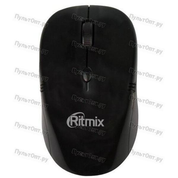 Мышь Ritmix RMW-111, чёрная, беспроводная, оптическая