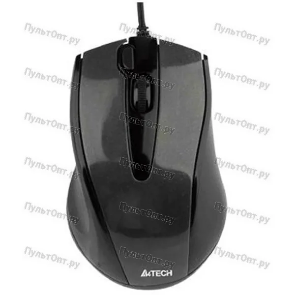 Мышь A4 V-Track Padless N-500F черный оптическая (1000dpi) USB (3but)