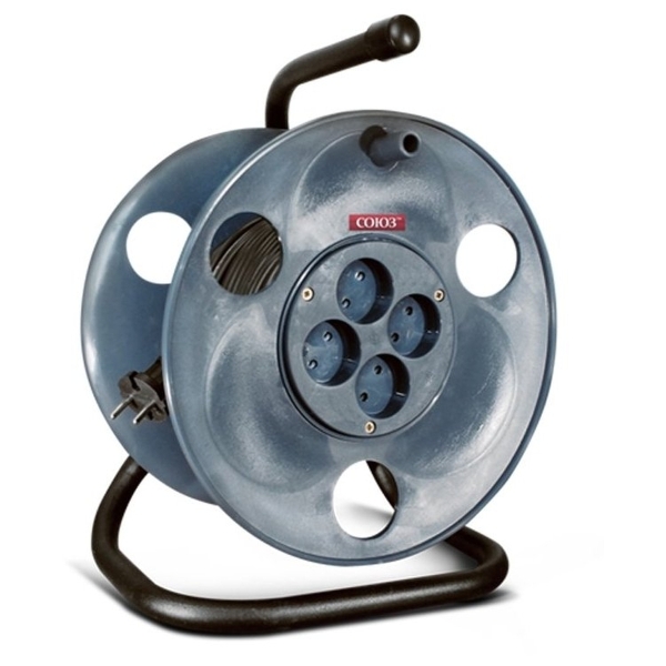 Удлинитель на катушке 30м 4гн бз Союз силовой с 1300 Вт