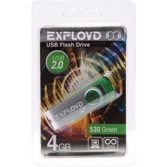 USB 4GB Exployd 530 зелёный