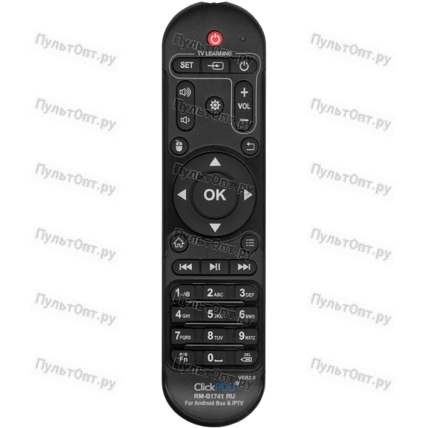 Универсальный пульт ClickPdu для RM-B1741 RU VER2.0 (для приставок ip tv)