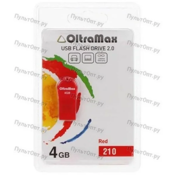 USB 4GB OltraMax 210 красный