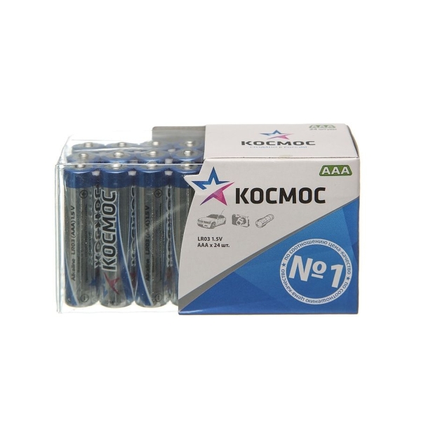 Эл. пит. AAA alkaline BOX24 Космос (24)