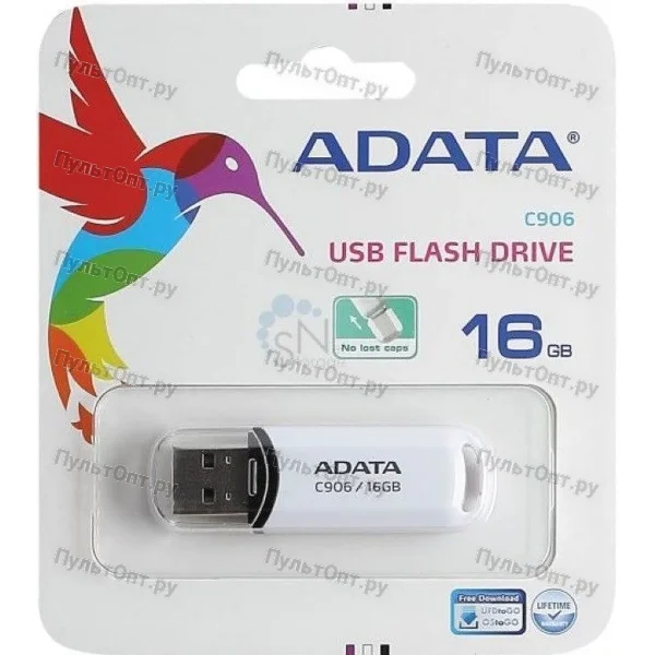 USB 16GB A-Data C906 белый