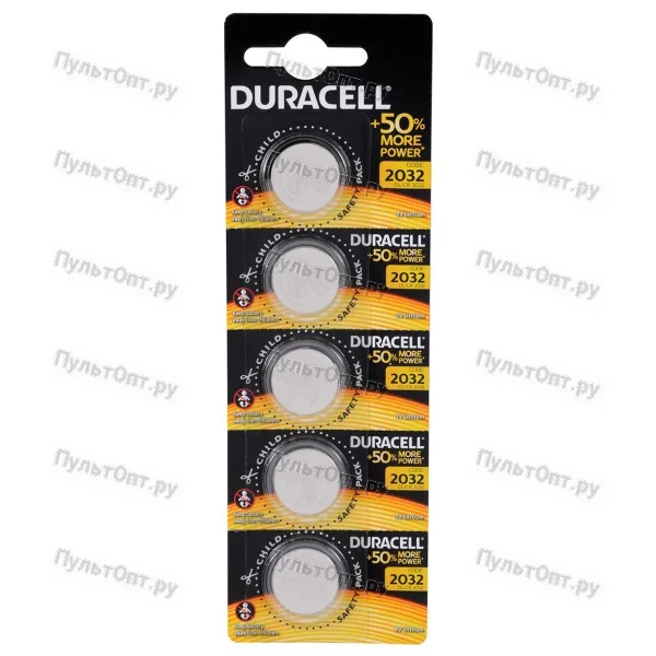 Эл. пит. CR2032 BL5 Duracell (5/20)