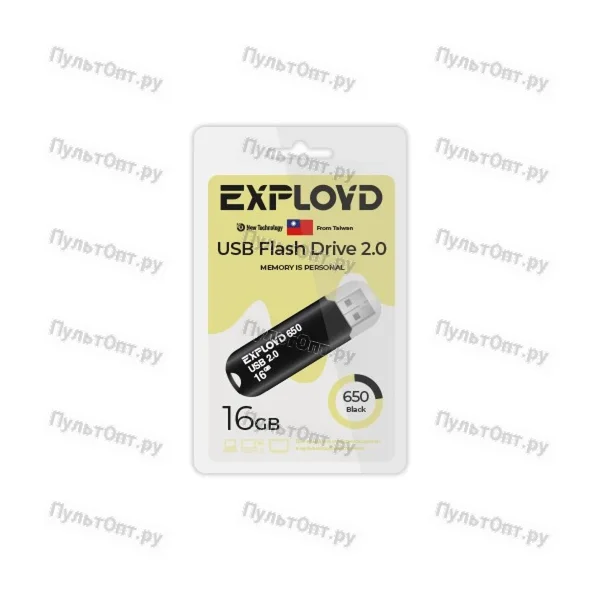 USB 16GB Exployd 650 чёрный