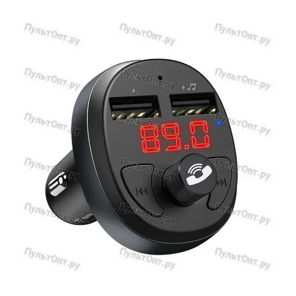 Модулятор FM Hoco E41 In-car audio wireless FM transmitter (черный)