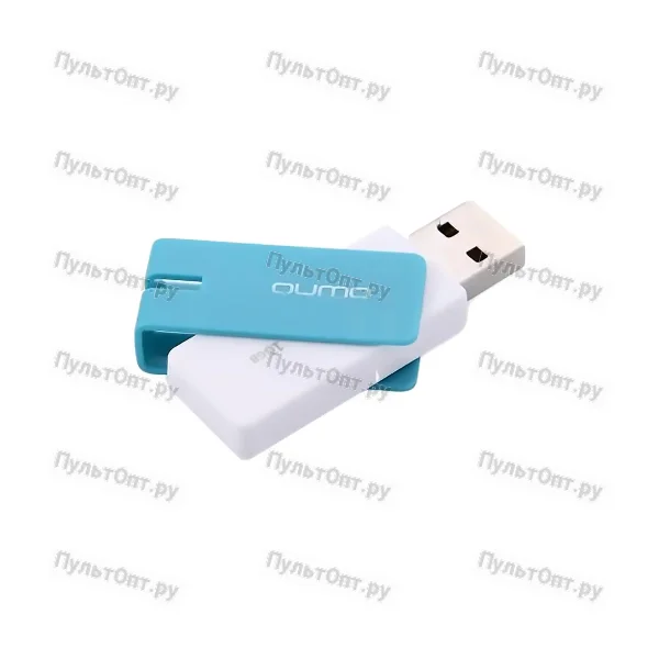 USB 16GB Qumo Click лазурь