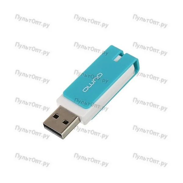 USB 16GB Qumo Click лазурь