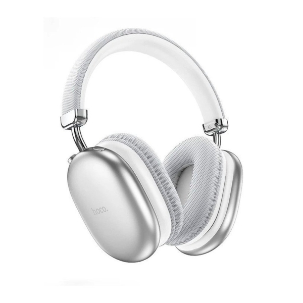 Наушники полноразмерные Hoco W35 Max Joy, bluetooth 5.3, AUX, цвет: серебряный (1/40)