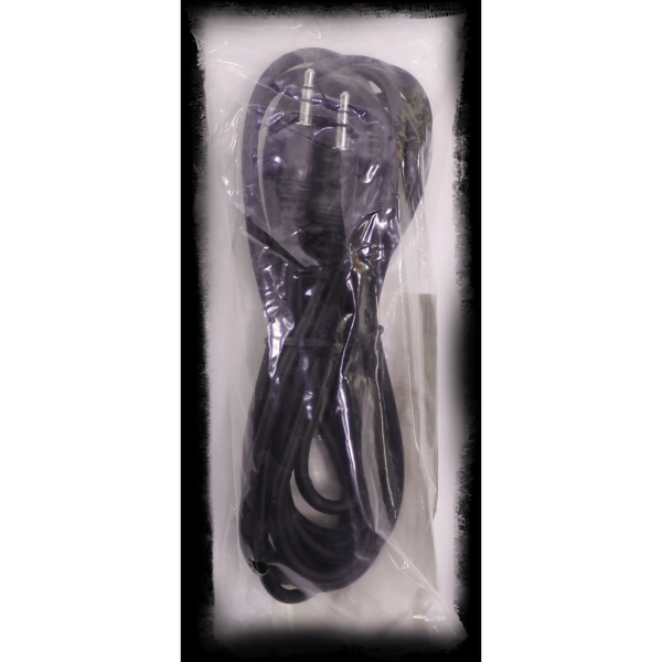 Шнур 3.5мм Стерео штекер - 3.5мм Стерео штекер 3м (пластик-никель) D4мм