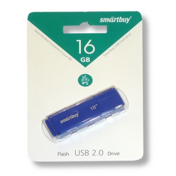 USB 16GB Smartbuy Dock синий