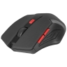 Мышь Defender Accura MM-275, красная, беспроводная, 6 кнопок, 800-1600 dpi, USB
