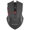 Мышь Defender Accura MM-275, красная, беспроводная, 6 кнопок, 800-1600 dpi, USB
