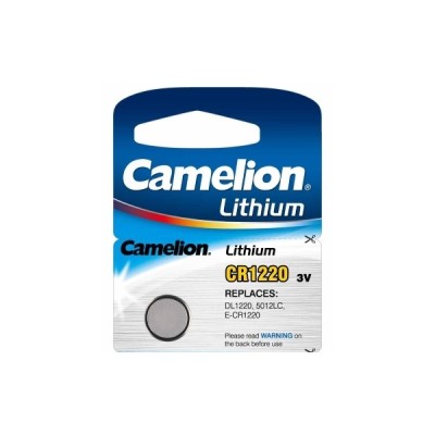 Батарейка Camelion CR1220 BL1 Lithium 3V (1/10/1800)