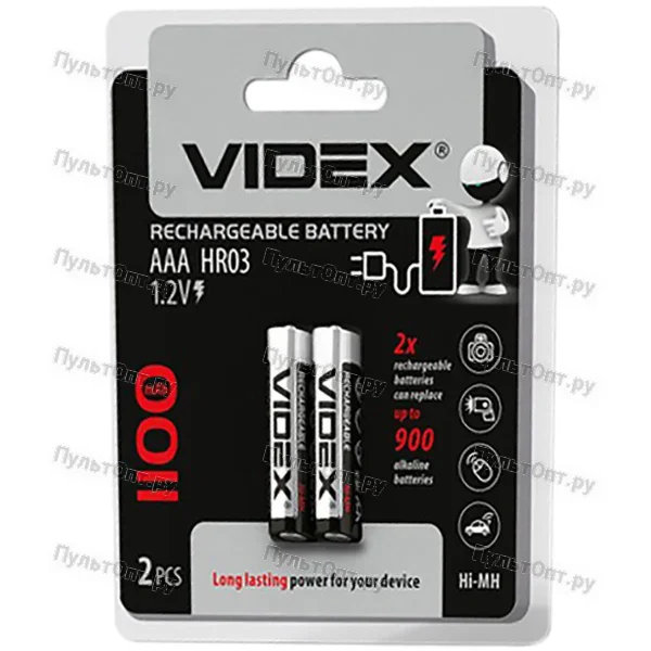 Аккумулятор AAA BL2 Videx 1100mAh (20)