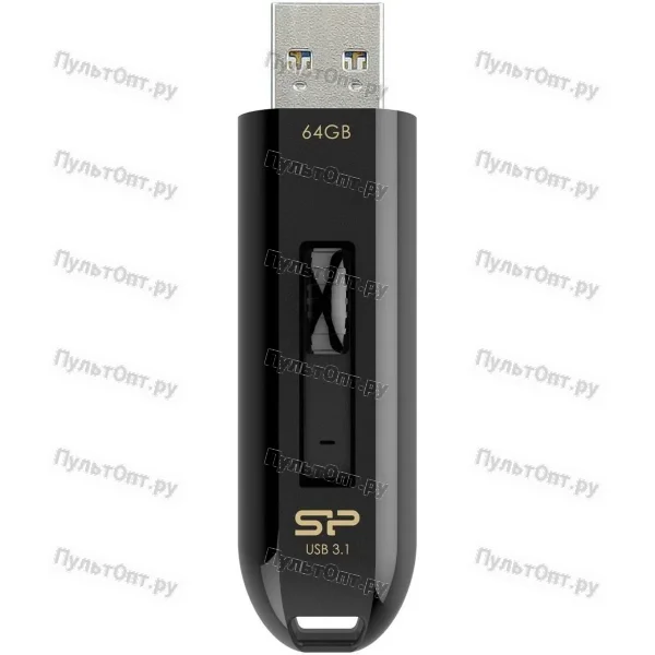 USB 3.2 64GB Silicon Power Blaze B21 чёрный