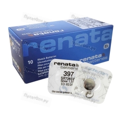 Батарейка Renata 397 (SR726SW) Silver Oxide 1.55V (1/10/100)