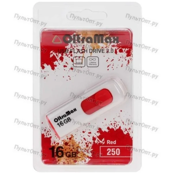 USB 16GB OltraMax 250 красный