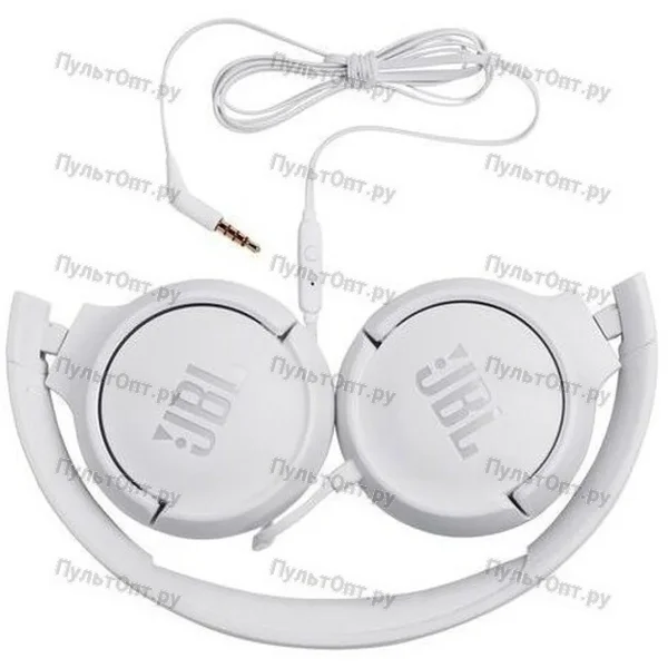 Беспроводные накладные наушники JBL TUNE 500 BT белые (1/5)