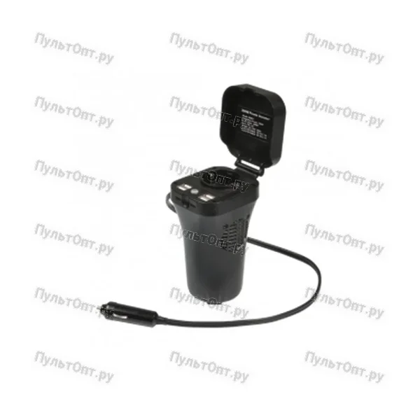 Автоинвертор Ritmix RPI-2004 Евророзетка + USB-порт. 230Вт(1/20)