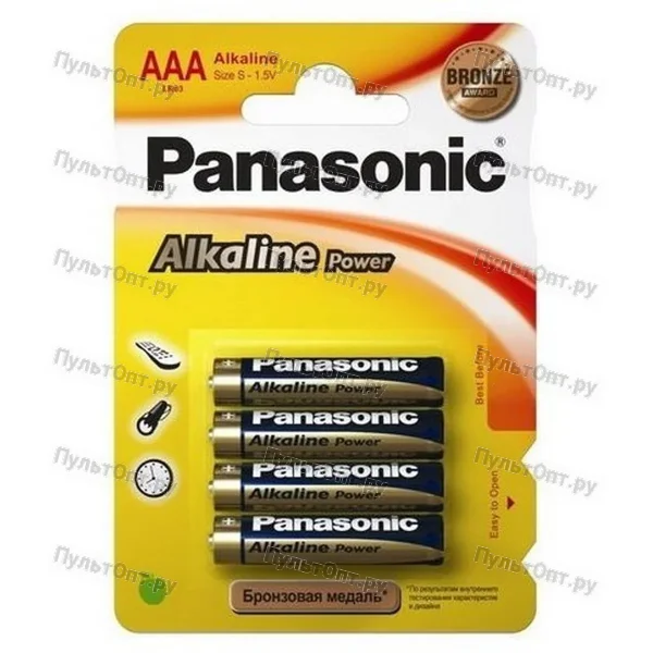 Эл. пит. AAA alkaline BL04 Panasonic Power (48.)