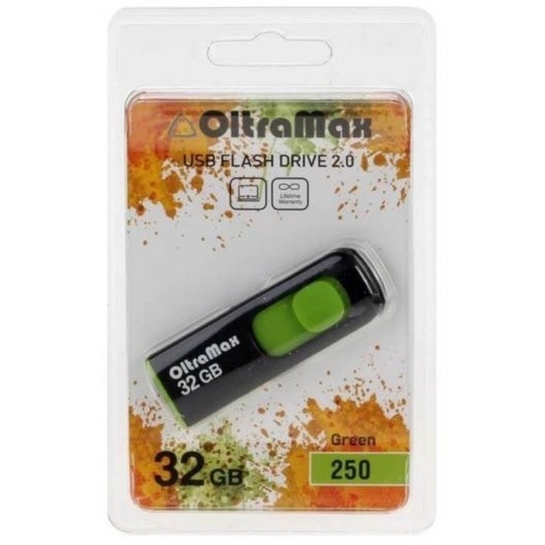 USB 32GB OltraMax 250 зелёный