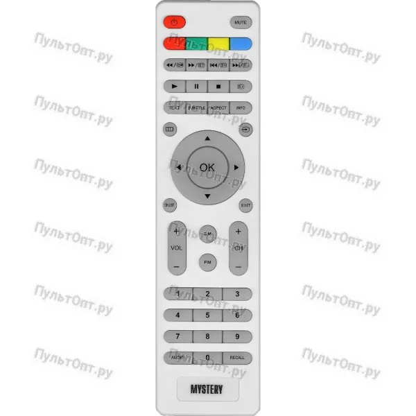 Пульт Mystery MTV-2622LW (KT1045) белый (оригинальный)