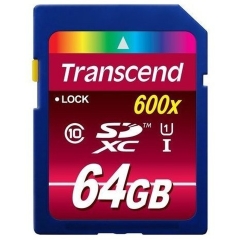 SDXC 64GB Transcend Class 10 UHS-I (600x)