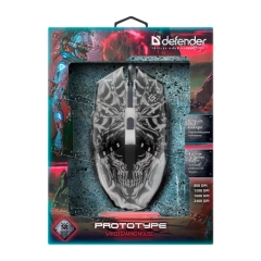 Мышь проводная Defender GM-670L Prototype игровая USB черный (1/40)