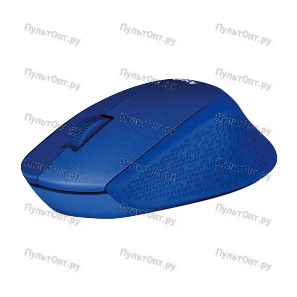 Мышь Logitech M330 Silent Plus синий оптическая (1000dpi) беспроводная USB (2but)