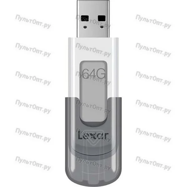USB 3.0 64GB Lexar JumpDrive V100 серый/белый