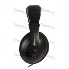 Наушники полноразмерные Ritmix RH-524TV, 20–20000 Гц, кабель 5м, черный (1/30)