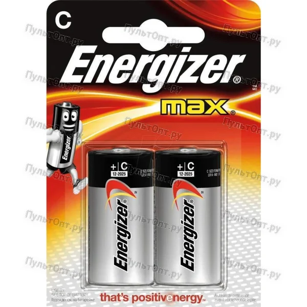Эл. пит. C alkaline BL2 Energizer MAX (12)