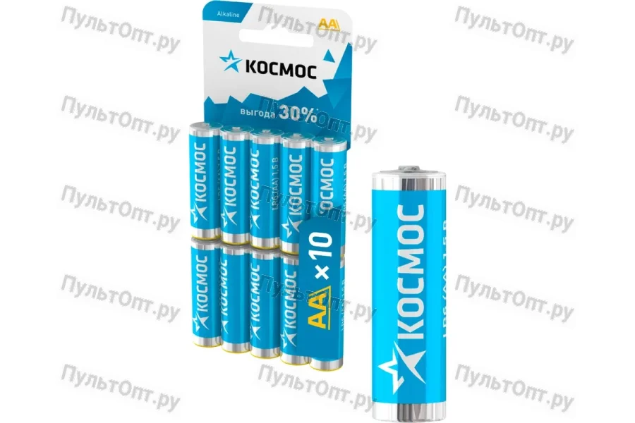 Эл. пит. AA alkaline BL10 Космос (100)