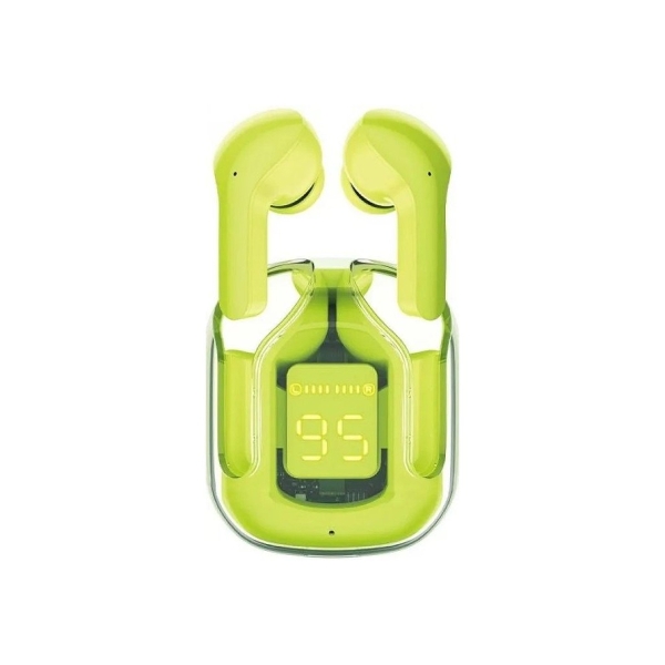 Наушники внутриканальные ACEFAST T6 True, пластик, bluetooth 5.3, микрофон, IPX4, цвет: зелёный (1/1