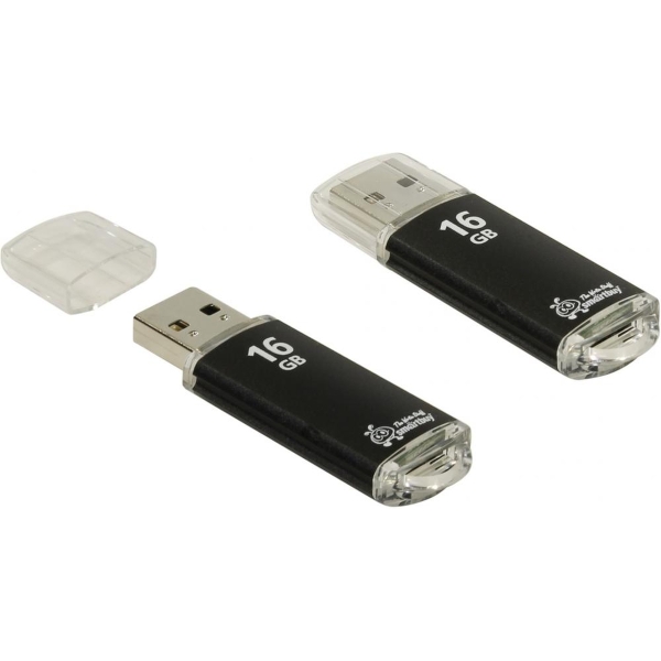 USB 16GB Smartbuy V-Cut чёрный