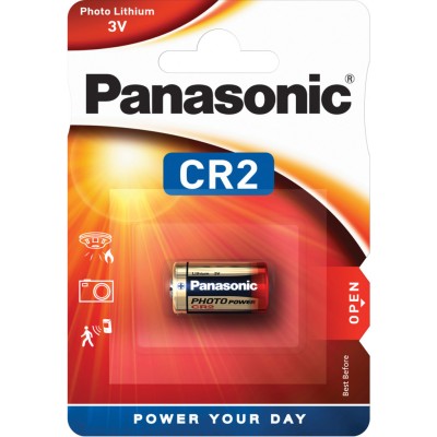 Батарейка Panasonic CR2 BL1 Lithium 3V (10/100)