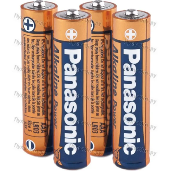 Эл. пит. AAA alkaline BL10 Panasonic power PR (10/120)