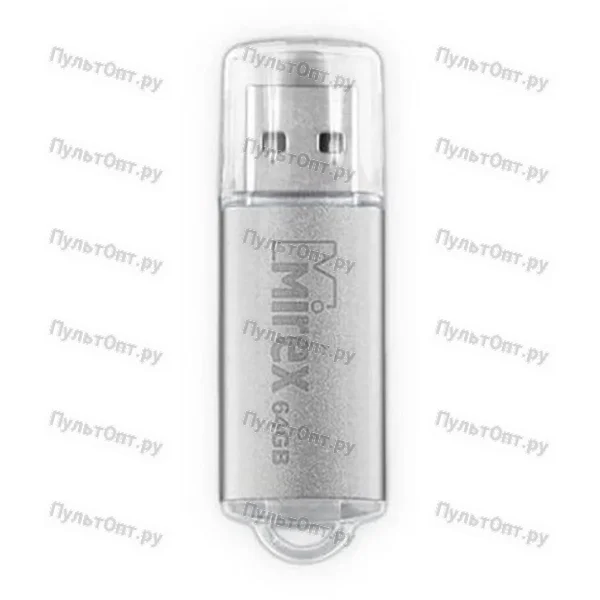 USB 64GB Mirex UNIT серебро (ecopack)