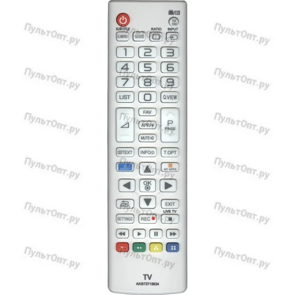 Пульт Huayu для LG AKB73715634