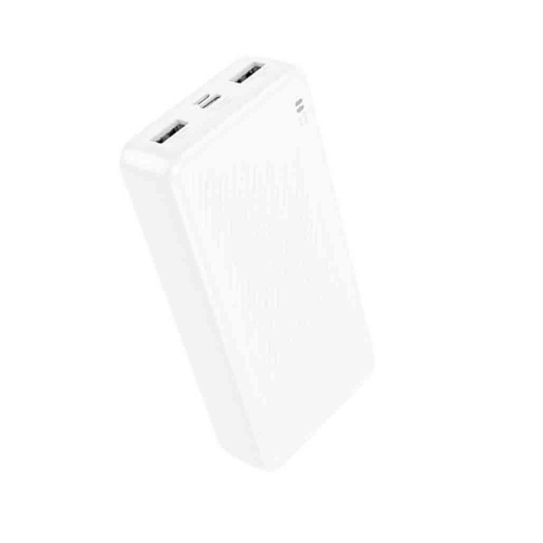 Аккумулятор внешний Borofone BJ55A Graceful, 20000mAh, пластик, 1 USB выход, цвет: белый (1/42)
