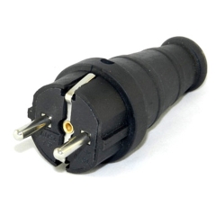 Штепсельная вилка FAR F48 каучук 16А IP44-28 (з)