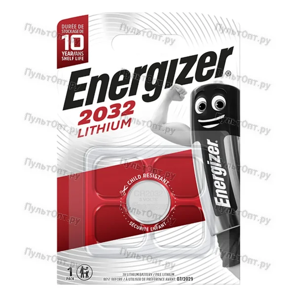 Эл. пит. CR2032 BL2 Energizer (2/20)