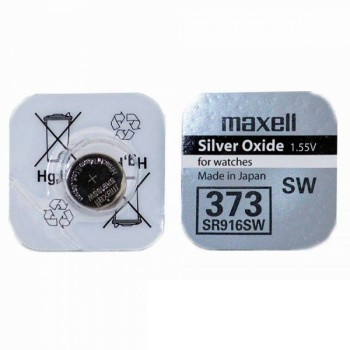 Батарейка Maxell 373 BL1 Silver Oxide 1.55V 0%Hg (1/10/100)