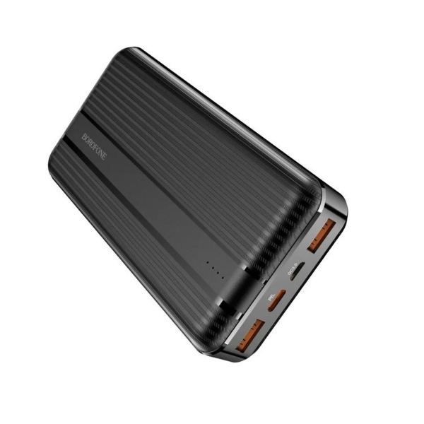 Аккумулятор внешний Borofone BJ9A, Uranus, 20000mAh, пластик, дисплей, 1 USB выход, микро USB, Type-