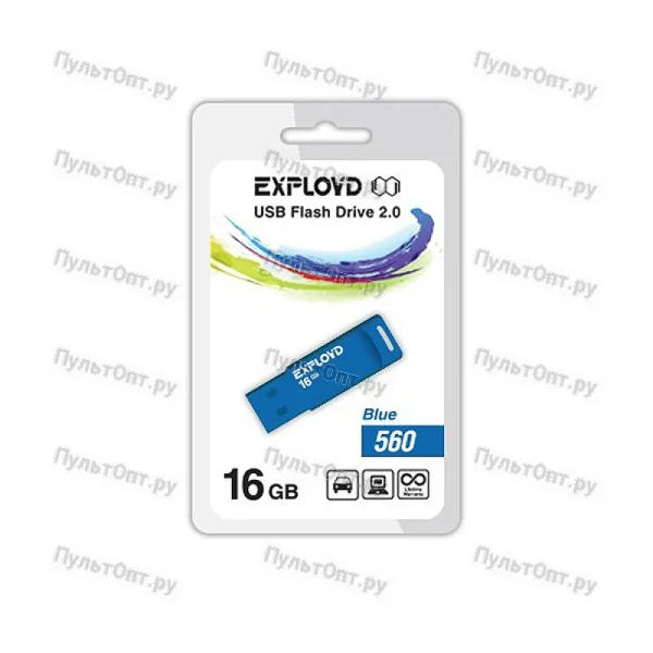 USB 16GB Exployd 560 синий