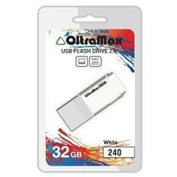 USB 16GB OltraMax 240 белый
