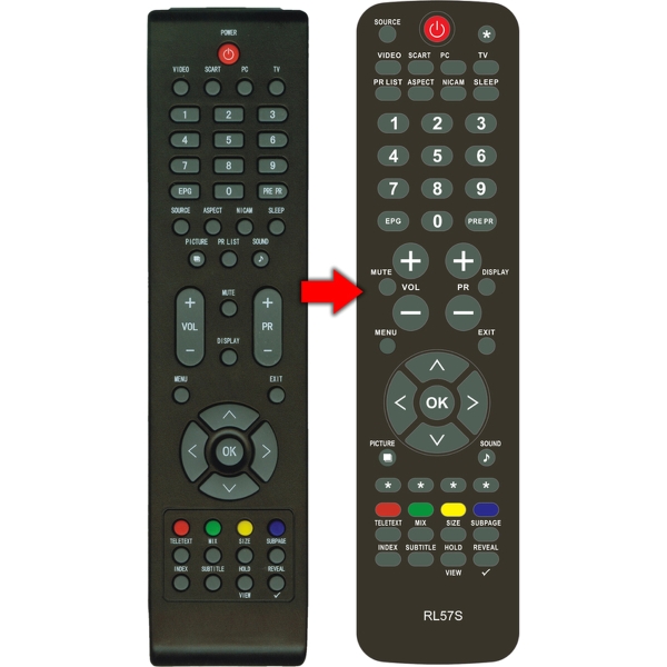 Пульт Huayu для Sharp RL57S